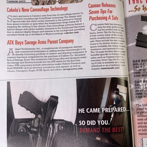 American Rifleman NRA Magazin August 2013 Vol 161 No 8 u National Rifle Associa - Picture 6 of 10